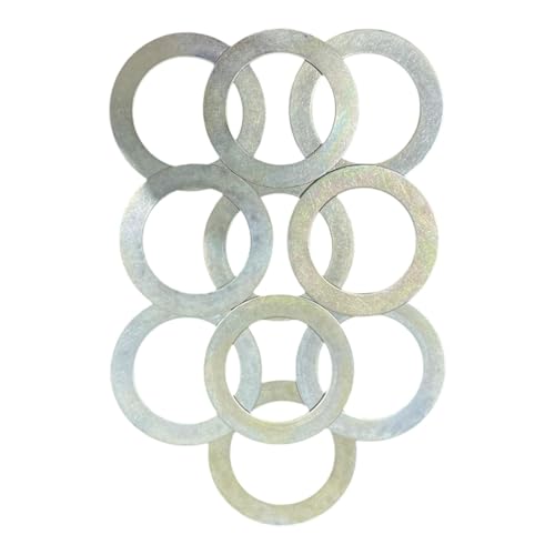 Bucket Pin Shims Washers Size 90mm x 60mm x 2mm Set of 10 Pcs Fits and Compatible with Various Earthmoving Machines