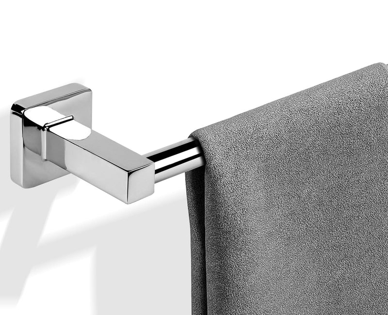 Modern 24 inch Bathroom Towel Bar Chrome,Towel Racks for Bathroom Wall Mounted,Bathroom Towel Holder Black,Home Decor Towel Rod
