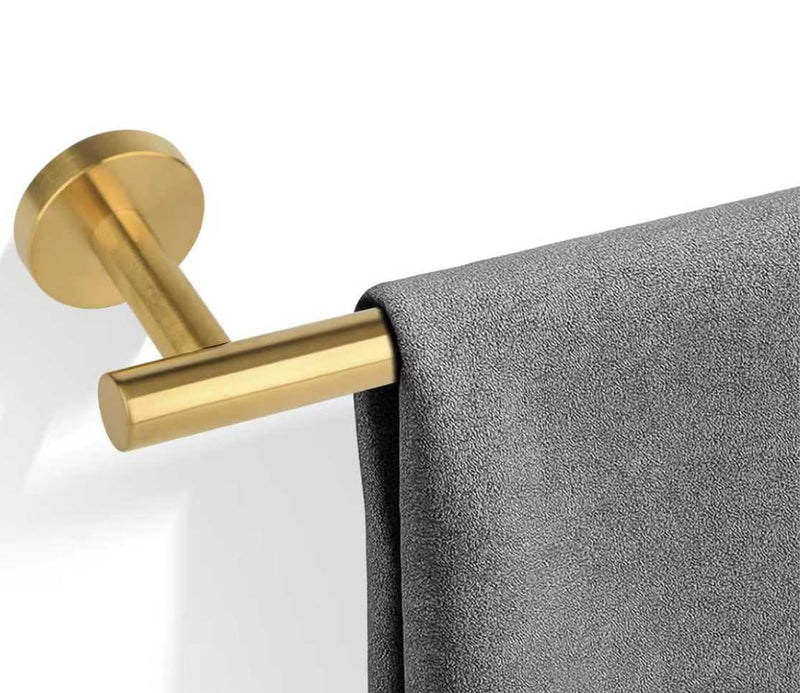 Modern 24 inch Towel Bar Brushed Gold,Stainless Steel Towel Racks for Bathroom Wall Mounted,Bathroom Towel Holder,Home Decor Towel Rod