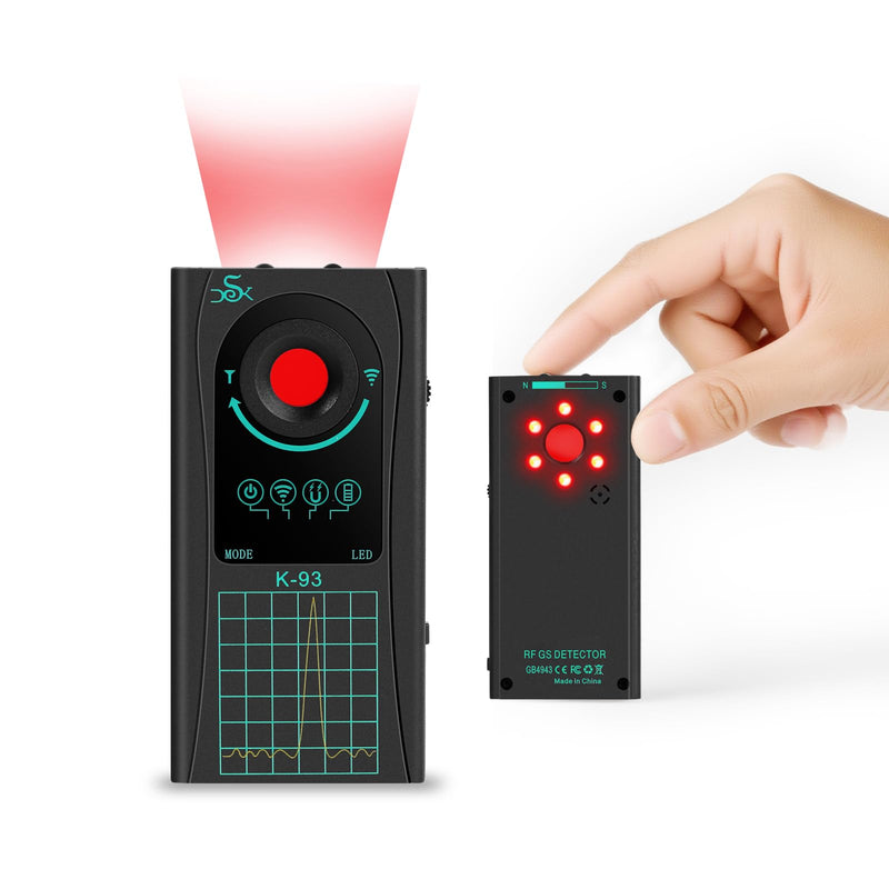 Hidden Spy Camera Detector, 2025 Upgraded GPS Tracker Detector, RF Signal & Bug Sweeper Detector, Smart Anti-Spy Device for Travel, Hotel, Bathroom & Car Security