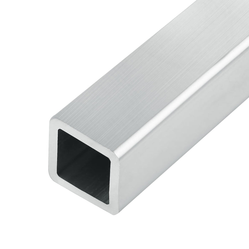 1" x 1"x 48" Long Structural Square Aluminum Tube, 1/8" Wall Thickness, Seamless Square Tubing DIY Metal Profile for Industrial or Home Improvement Projects, 1Pack 1" x 1"x 48"