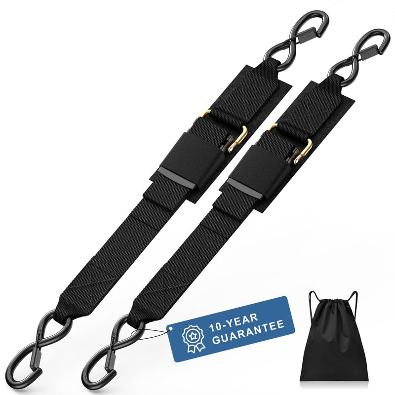 1208LB Heavy Duty Boat Tie Down Straps to Trailer, Anti-Corrosion 2" x 48" Adjustable Boat Trailer Straps for Trailering Safety with Jet Ski, Boat, Kayak, Pontoon, etc.
