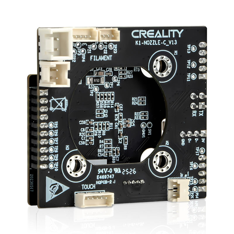 Creality 2025 New Version K1 Series Hotend PCBA Adapter Board, K1 SE Hotend Toolhead Module, T9_GD32F303CBT6 NOZZLE-C-V13 HQPCB-2 PCBA Breakout Module Replacement for 3D Printers K1 SE/K1C/K1/K1 Max
