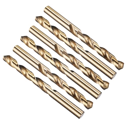 6pcs Drill Bit 1/2" Diameter 12.7mm M2 HSS 135° for Metal 1/2" (12.7mm) 6