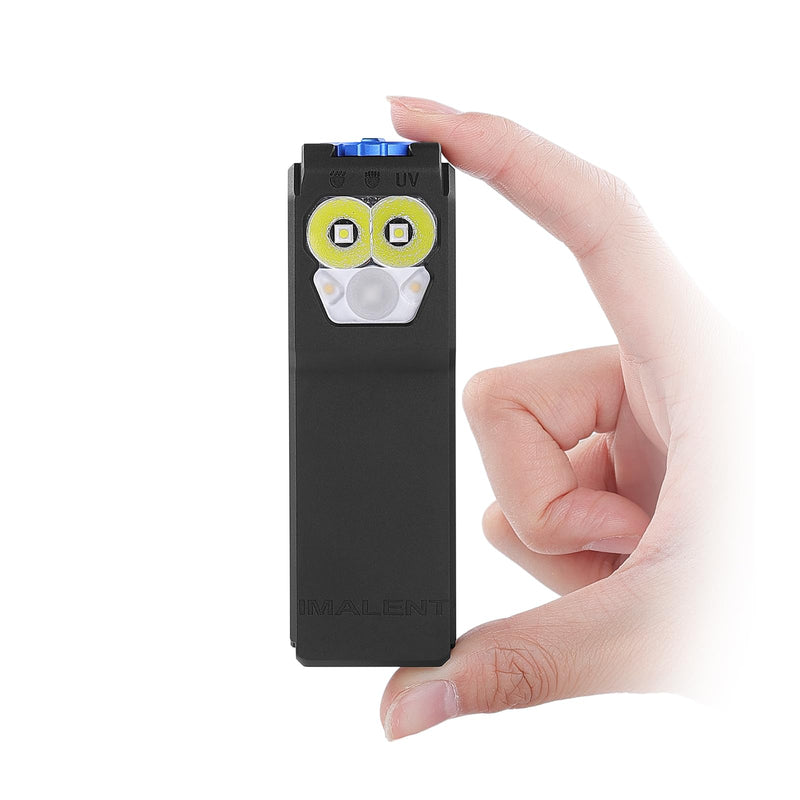 IMALENT GR36 Mini Flashlight 2800 Lumens, Rechargeable EDC Pocket Clip Light, USB C Charging, Magnetic Powerful Mini Keychain Flash Lights for Reading, Cycling, Camping