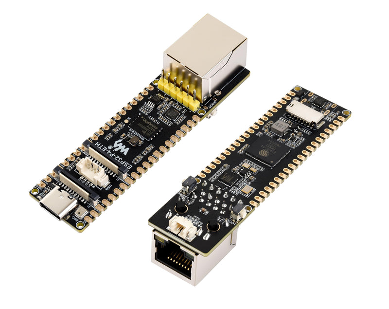 ESP32-P4-ETH Development Board, Based On ESP32-P4 with 100 Mbps RJ45 Ethernet Port, Rich Human-Machine Interfaces (Display/Camera/Speaker Header,etc.), Supports AI Speech Interaction