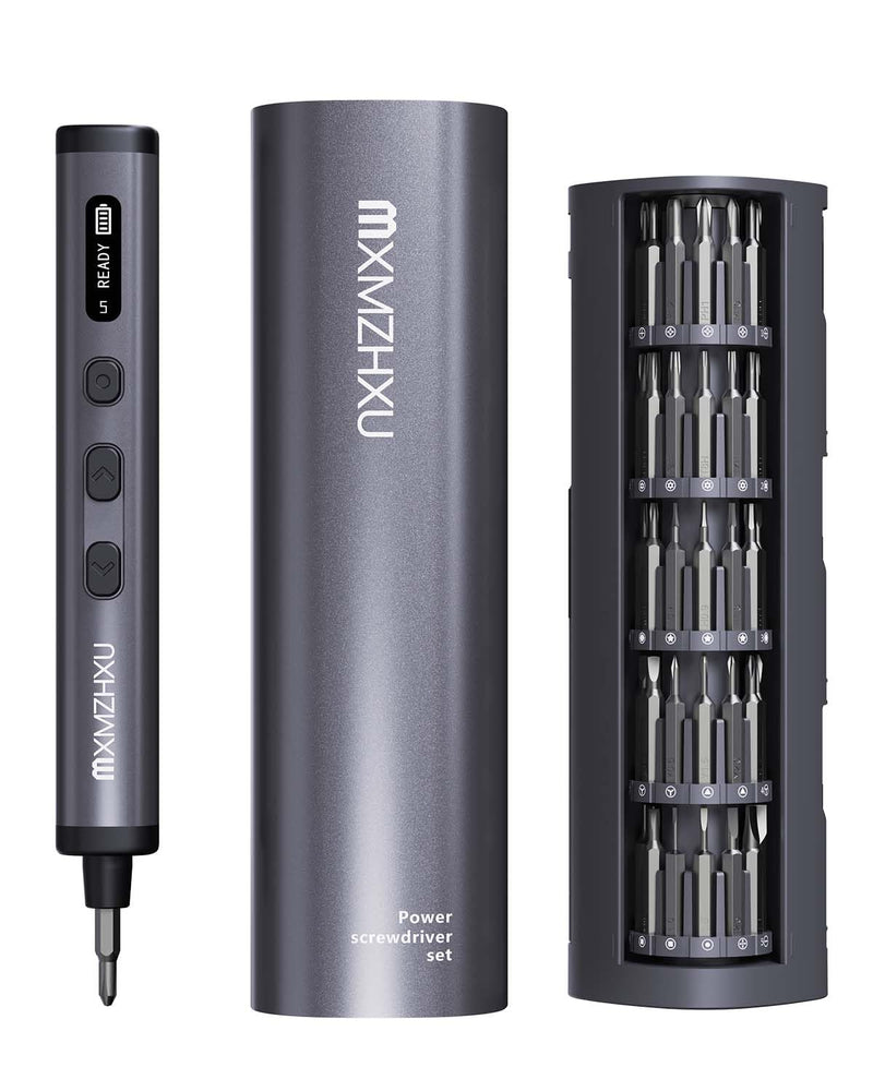 3.7V Mini Electric Screwdriver 78-in-1, Max 0.5N.m,Precision Screwdriver Set with 72 Magnetic Bits,5/32" Hex, Magnetic Storage, Repair Tool Kit forElectronics Computer, Phone, Glasses, Watch