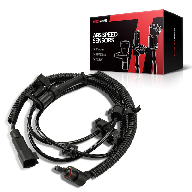Torchbeam Front Right ABS Wheel Speed Sensor Compatible with 2002-2007 Jeep Liberty Replacement #970965