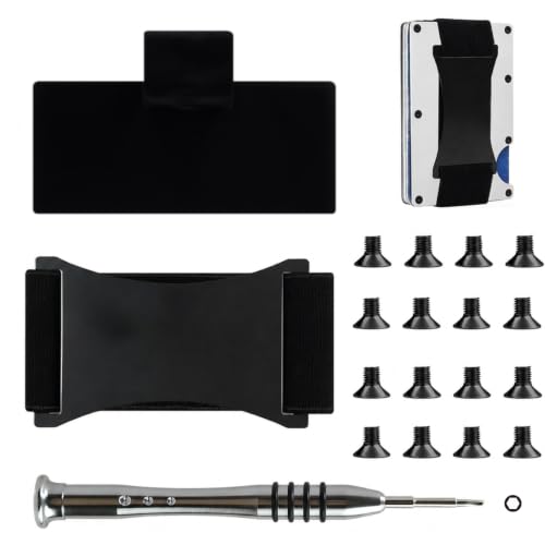 Wallet Replacement Screws Elastic Band Kit, Compatible with Ridge Wallets
