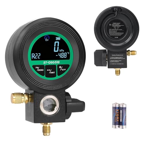 Super Stars HVAC Digital Manifold Gauge for AC Charging with LCD Backlit