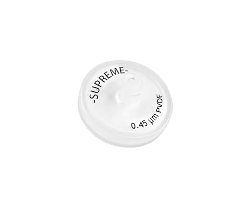 GVS Abluo Supreme Multi Layer Syringe Filter 25MM, PVDF 0.45UM, 50/PK