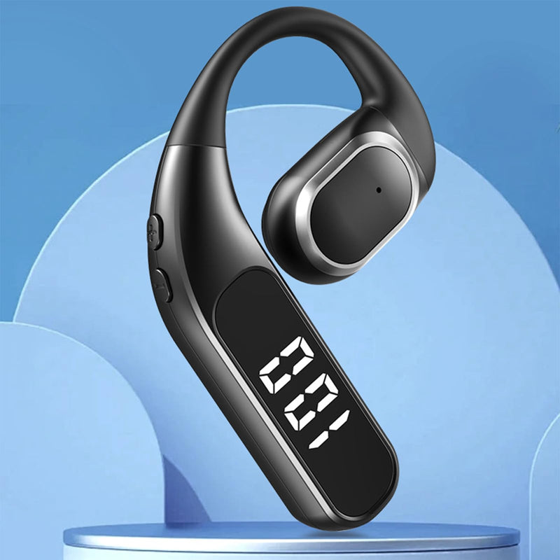 Single-Ear Bluetooth Headset with Bluetooth 5.5, ENC Noise Cancellation, HiFi Sound Quality, and 360° ACS Panoramic Audio. Compatible with Both Android and Apple Devices,F62(Black). Single Ear Headphone F62 Black