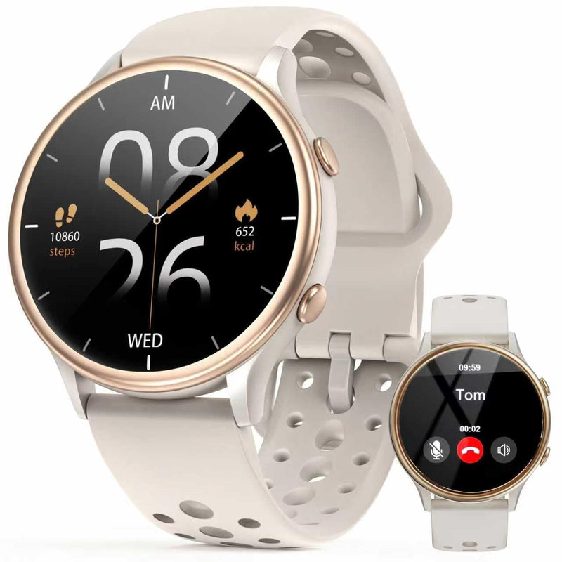 ICOMTOFIT Smart Watches for Women, Fitness Tracker with Heart Rate & SpO2 Monitor, IP67 Waterproof Activity Tracker for Men & Women, Smart Watch for iPhone & Android Gray