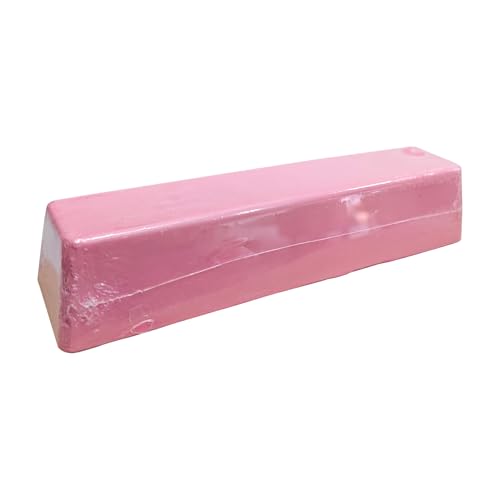 1.1 Pound Pink Polishing Buffing Compound Bar for Chrome 1pc