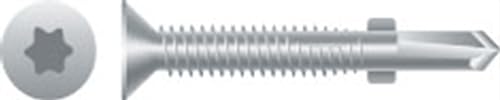 410 SS Star Dr FlatHd Ream w/Wing,1/4-20X2-3/4,#4 Pt,Box/30