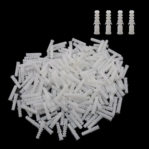 Xiaoyztan 250Pcs M10x50mm Plastic Drywall Anchors for Screws M10-50