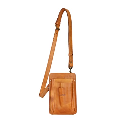 Leather Multi-Way Florist Tool Pouch - 4 Pocket Waist Shoulder Gardener Bag