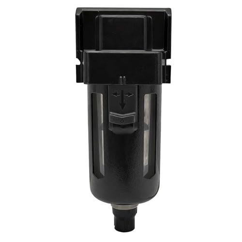 YSIL 3/8” Pneumatic Air Line Filter Oil and Water Separator AF3000 3/8" NPT Black