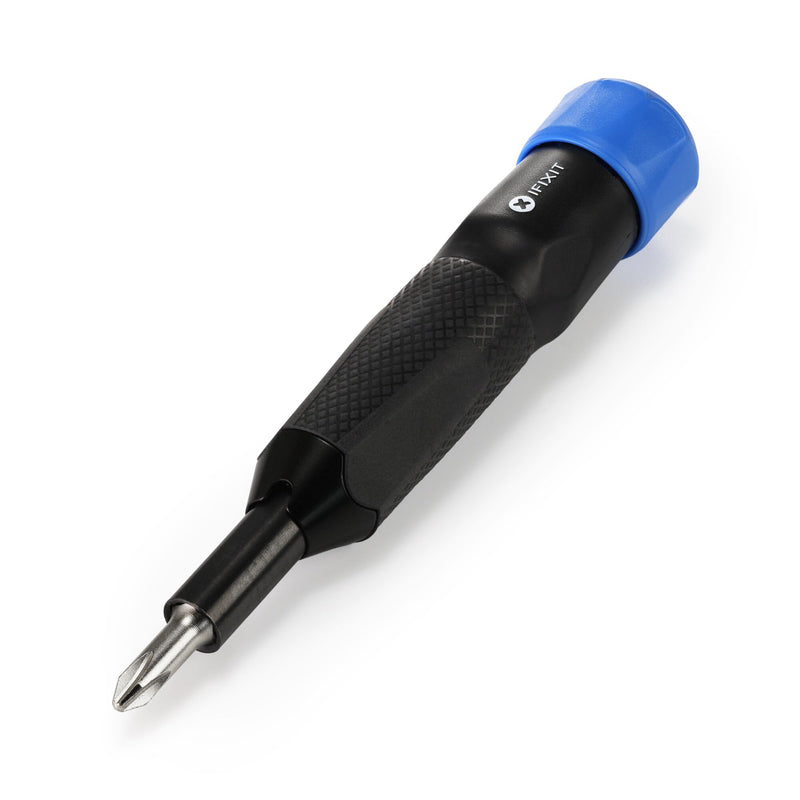 iFixit Narwhal Driver - 6-in-1 Screwdriver Phillips, Flathead, Nut Bits for Household DIY and Electronics Repair