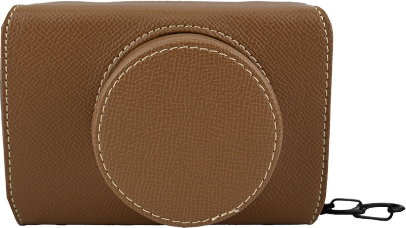 X-E5 Case, Handmade PU Leather FullBody Camera Case Bag Cover for Fujifilm X-E5 XE5 Bottom Opening Version + Neck Strap (Brown) Brown