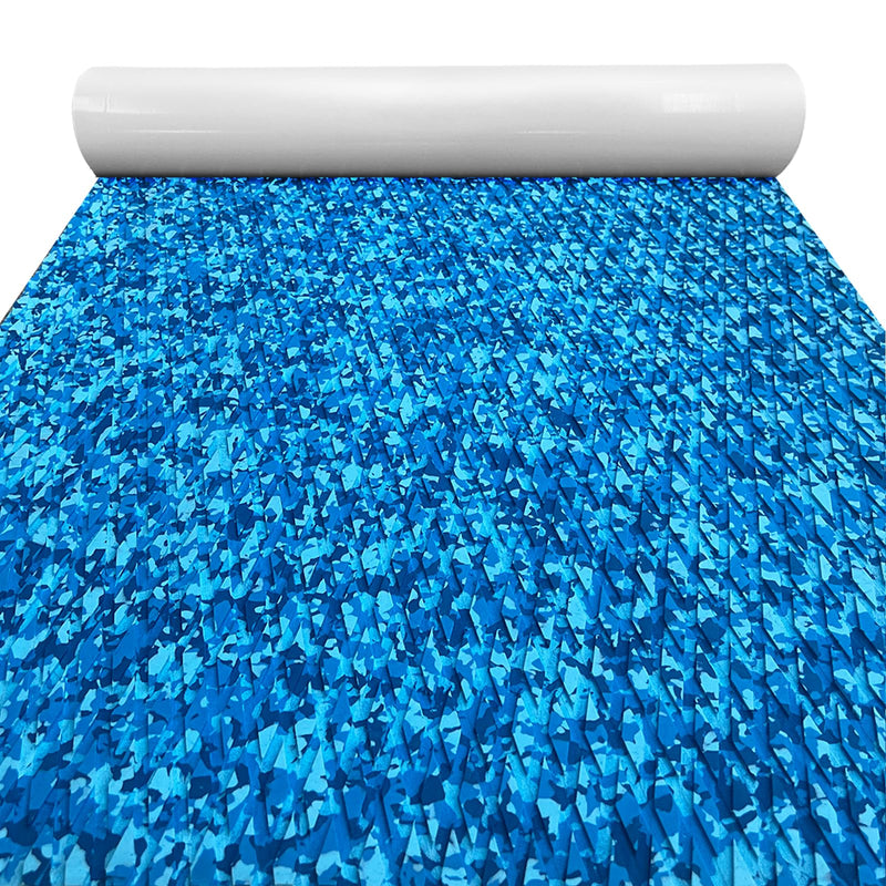 KXKZREN Camo Boat Flooring EVA Foam 47.2"/23.6"x94.4" Self-Adhesive Camouflage Decking Floor Sheet Marine Traction Pad Boat Mat for Kayak Yacht Fishing Cooler Top Ocean Camouflage 11.8 x 47.2 inch, 3.88 sq.ft