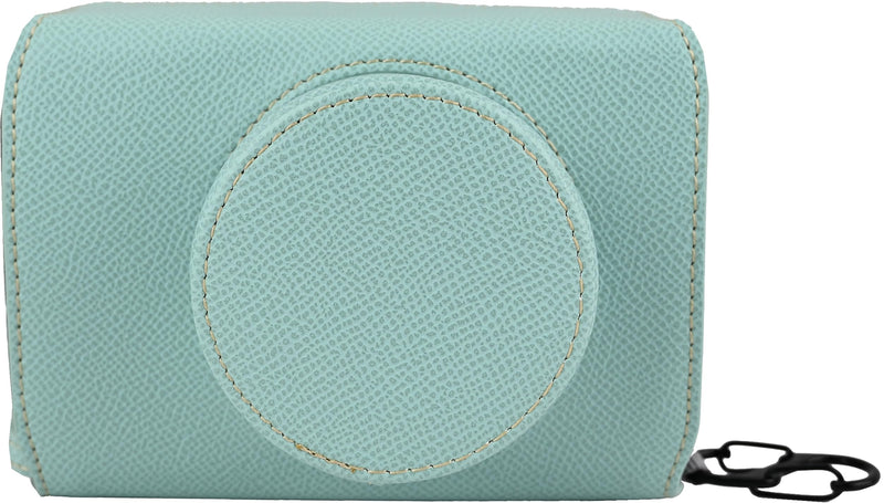 X-E5 Case, Handmade PU Leather FullBody Camera Case Bag Cover for Fujifilm X-E5 XE5 Bottom Opening Version + Neck Strap (Blue) Blue
