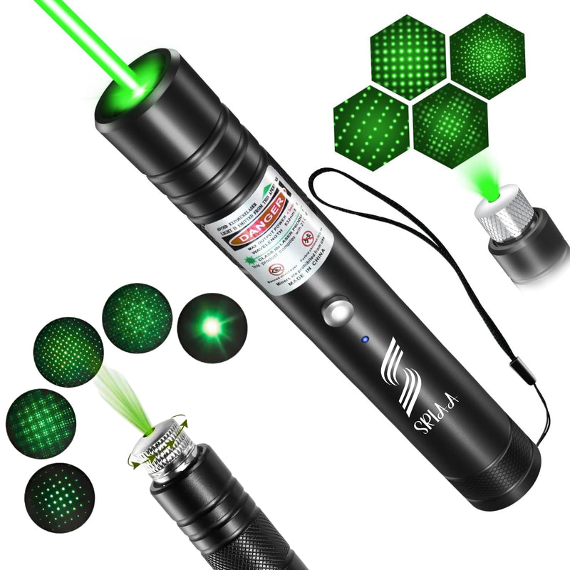 Green USB Rechargeable Presentation Pointer – Perfect for Presentations, Classroom, and Conference Use