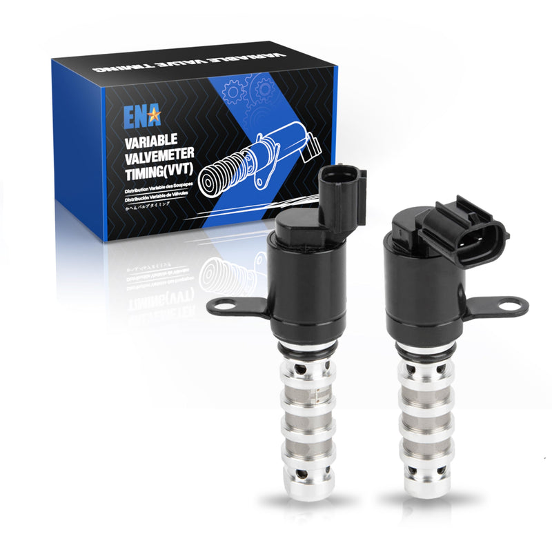  [AUSTRALIA] - ENA Engine Variable Valve Timing Solenoid Compatible with Hyundai Santa Fe Sport Tucson Kia Optima Forte Koup L4 2.0L 2011-2018 Intake Exhaust Camshaft Position Actuator Solenoid for 918-036 Set of 2