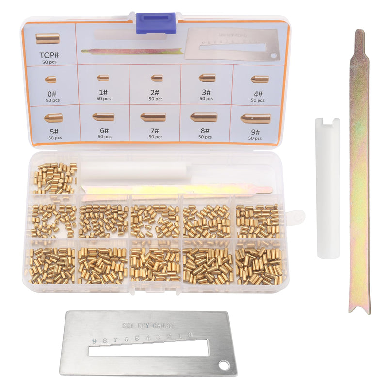 SC1/SC4 Keyway Re-Key Kit Compatible with Schlage Rekeying Kit for Home Security and Door Locks with Bottom Pins (0-9, 50 Each)