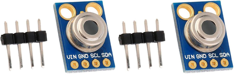 HiLetgo GY-906 MLX90614ESF Non-Contact Infrared Temperature Sensor Module IIC I2C Serial for Arduino (Pack of 2) Small (Pack of 2)