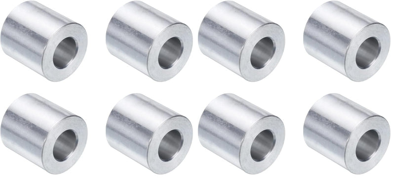 uxcell 4pcs Aluminum Spacer 1/2" Bore x 1" OD x 1" Length Screw Standoff Bushing Plain Finish Round Metal Spacer for 1/2 ID Screws Bolts and Rods (Pack of 2) 1/2" x 1" x 1" (Pack of 2)