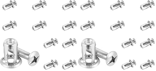 10 Pieces Metal Cavity Fixing Door Anchor for 0-5mm Door - Extra Short Hollow Wall Anchors for Aluminium Cladding, Steel Pipe, Iron Sheet, Plastic Sheet (12 * 18MM) 0.24 * 1 Inches (Pack of 2) 12*18MM (Pack of 2)