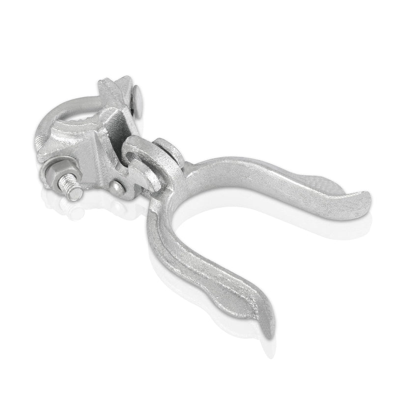 1-7/8" x 2-7/8" Chain Link Fence Gate Fork Latch, Commercial Heavy Duty, Malleable， Galvanized Farm Fence Lock with Hole for Padlock (1-7/8" x 2-7/8")