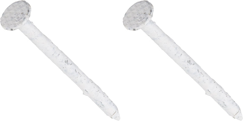 MAZE NAILS R112M61-1 White Double Dipped Soffit/Fascia Trim Nail, 1-Pound 3D 1-1/4-Inch (Pack of 2) 1 (Pack of 2)