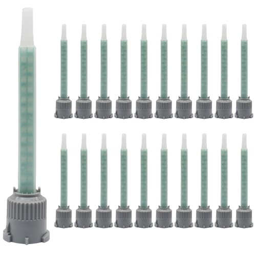 Mixing Nozzles for 50ml Dual-Barrel Resin Applicator, 20 PCS