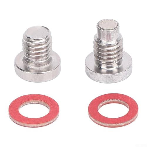 Marine Lower Unit Drain-Plug Screw & Gasket Kit Fit For Yama-ha Outboard 5HP 6HP 8HP 9.9HP 15HP 90HP 115-300HP,Straight Screw-Plug Set,Replaces OEM# 90340-08M04-00/90340-08002-00/90340-08014-00