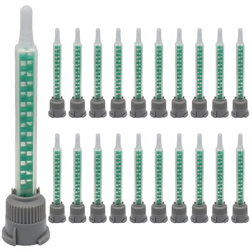 Mixing Nozzles Adhesive Cartridges Tip, 20 PCS, 50ml