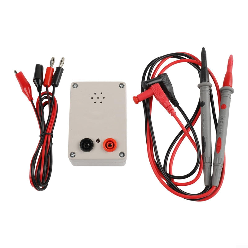 9V Buzzer Tester, Wire Continuity Detector with Sound Prompt for Cable Connection/PCB Electrical Circuit Detector, Battery Powered Continuity Meter(Continuity Tester with Pen & Clip Wire) continuity tester with pen & clip wire