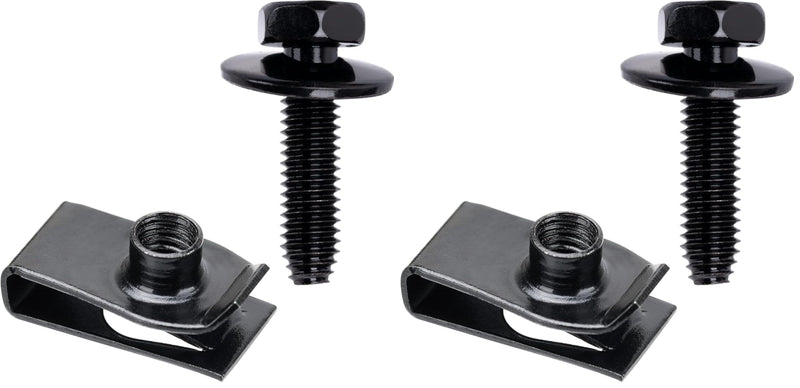 10Sets M6-1.0 Bolts & U-Nuts (Pack of 2) M6-1.0 (Pack of 2)