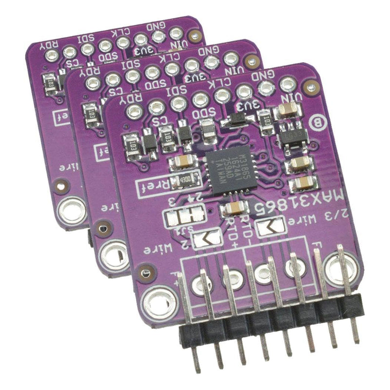 HiLetgo PT100 MAX31865 RTD Temperature Thermocouple Sensor Amplifier Module for Arduino (Pack of 3) Small (Pack of 3)