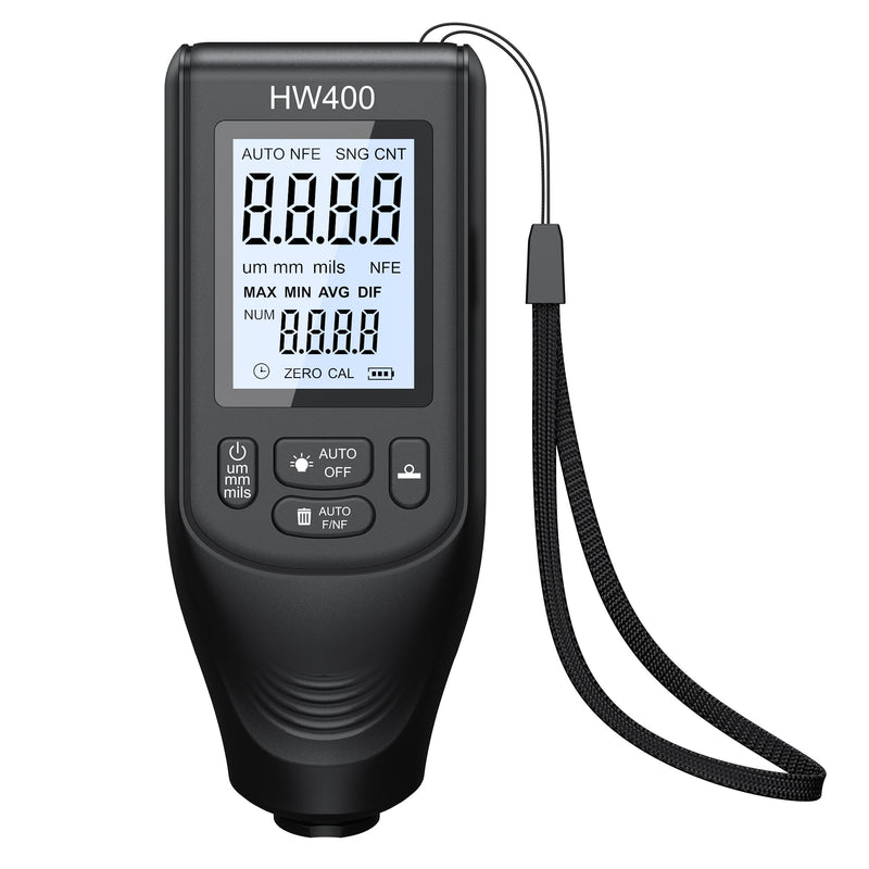 Paint Thickness Gauge, Digital Coating Thickness Gauge Meter for Cars, for Measurement of Metals Plastics Ceramics Glass Water