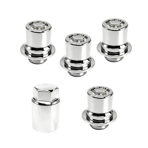 M12 x 1.5 Wheel Lock Lug Nut Set Anti Theft Fit Toyota Lexus IS250 RX350 ES350 NX200T Camry Tacoma Corolla Highlander Avalon RAV4 Sienna Venza Celica Prius Matrix CHR Mirai Replace 00276-00900 ﻿