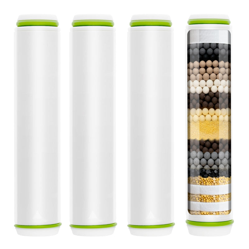 4 Pack Replacement Filters Compatible With PWERAN Handheld Shower Head | Shower Filter For Fitespot,Removes Chlorine
