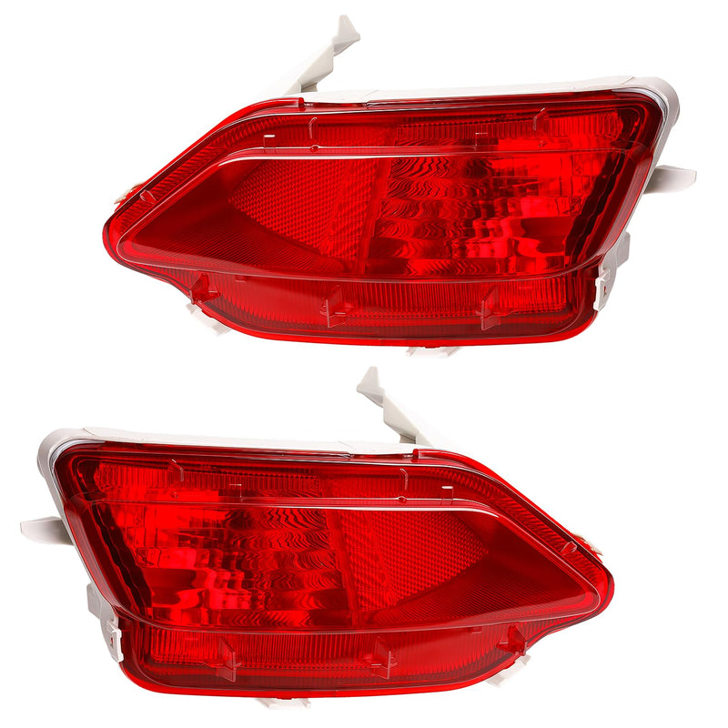 Driver & Passenger Side Rear Reflector Lamp Unit Pair Fit For Toyota RAV4 2013-2015 Replaces 814900R010 814800R020 81490-0R010 81480-0R020 TO1184107 TO1185107
