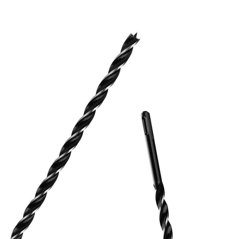 1/2" x 24" Auger Drill Bit with SDS Plus Shank for Wood,Tri Flute Ship Auger Long Drill Bit for Soft and Hard Wood,Tree Stump,Plastic,Drywall and Composite Materials 1/2"x24"