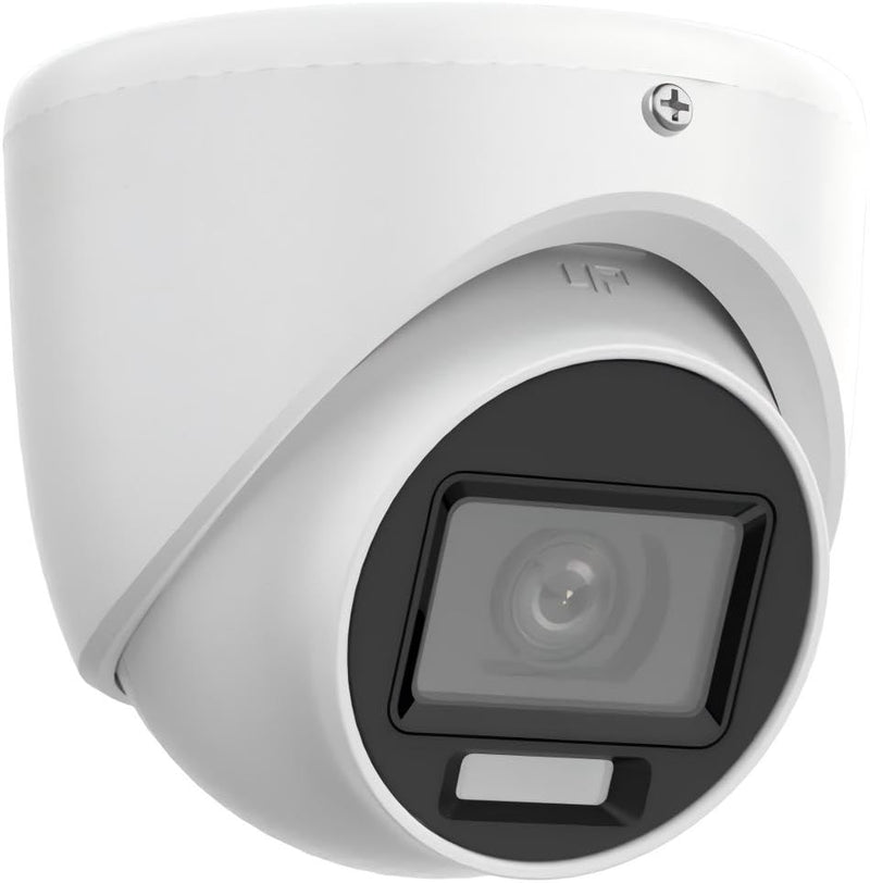 DS-2CE76K0T-LMFS 3K Smart Hybrid Light Turbo HD TVI Camera, Analog BNC coaxial, 4 in 1 (TVI/AHD/CVI/CVBS), IP67 Rated Weatherproof, 2.8mm Wide Angle Lens, Built-in Mic, Only Work with 8MP 4K DVR 3K TVI Camera