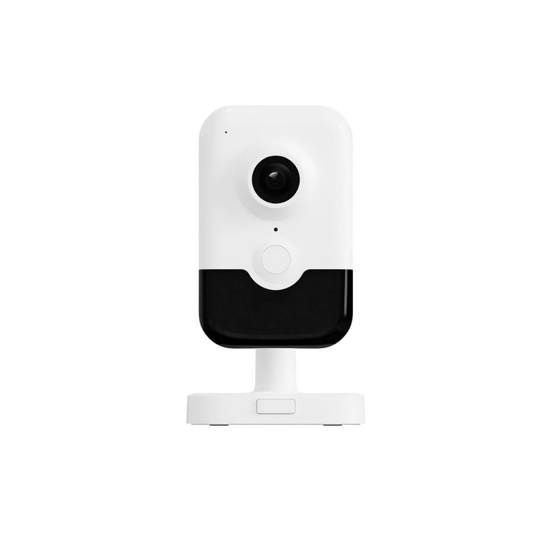 DS-2CD2443G2-IW, 4MP Home Security Camera Indoor, Human Body Detection Cube Network POE IP Camera, 2.8mm Wide Angle Lens, H.265+ ,D-WDR, Build in SD Slot up to 512 GB, Two Way Audio, Ⲏіk-Connect