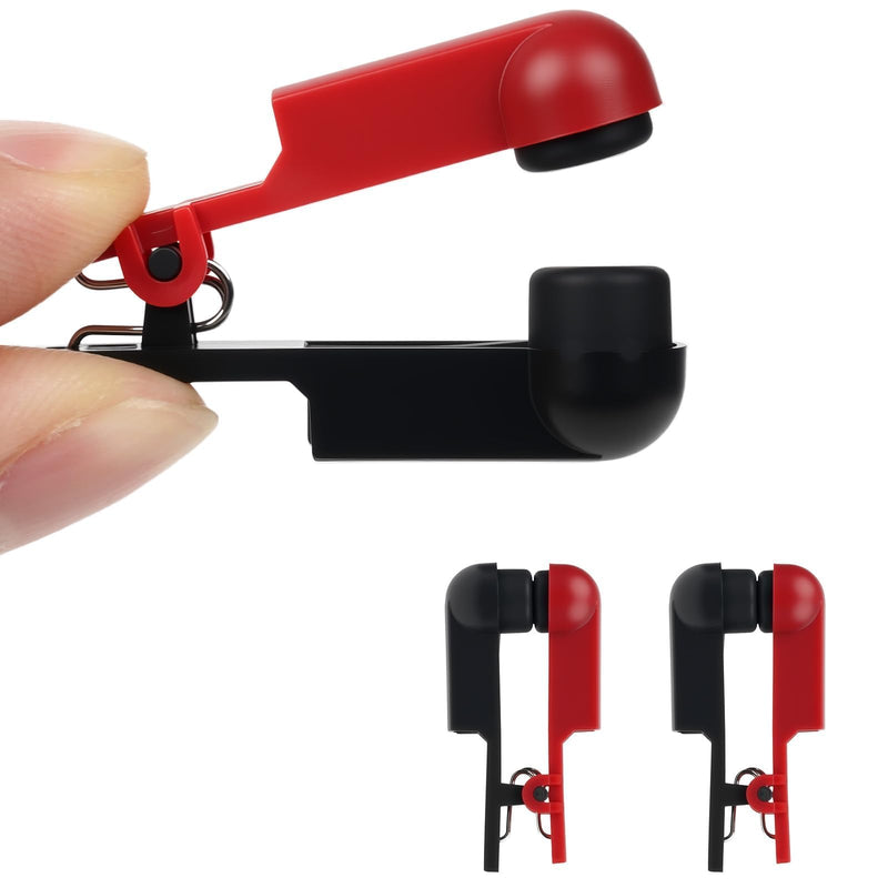 2/4PCS Ear Clip Electrode with Double-Sided Soft Rubber Head for Tens 7000 & Standard Units, Comfortable & Standard 2.0mm Connector (4) 4