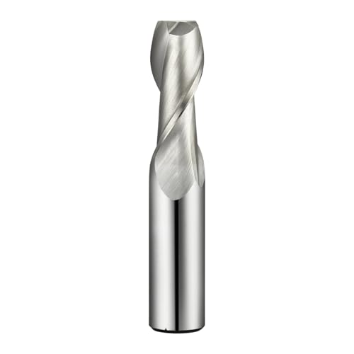 22mm 1pcs, 2 Flute HSS Straight Shank End Mill Cutter,Center Cutting, Slot & Keyway Milling DRINYOUNG (2-Flute, 22mm) 2-Flute