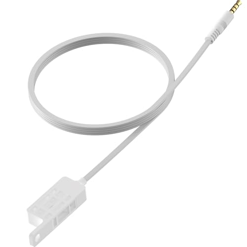 External Flat Temperature & Humidity Sensor Probe – Waterproof, (-40°F to 194°F, 0 to 100% RH), 16.4ft Length for Greenhouse, Farm, Freezer & Industrial Use, Only for FALA IOT Detector Flat Cable-16.4 ft